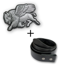 Buffalo Buckle + Black Belt
