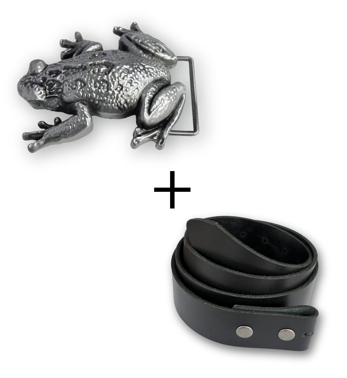Frog Buckle + Black Belt