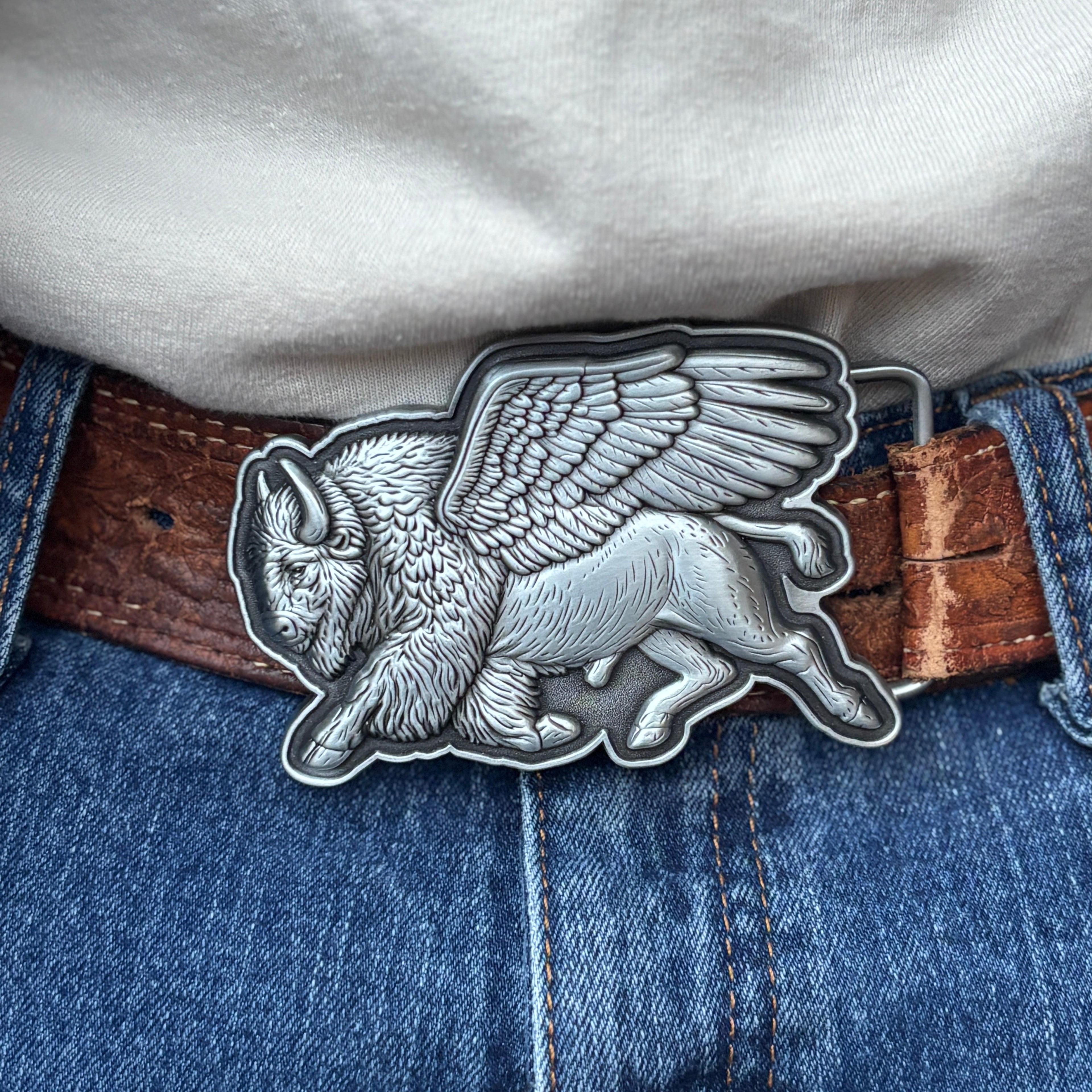 Buffalo Buckle X The Last Wild Buffalo