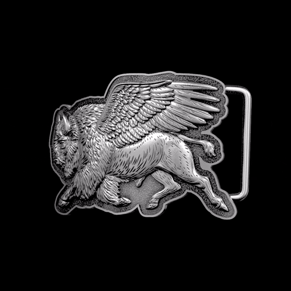 Buffalo Buckle X The Last Wild Buffalo